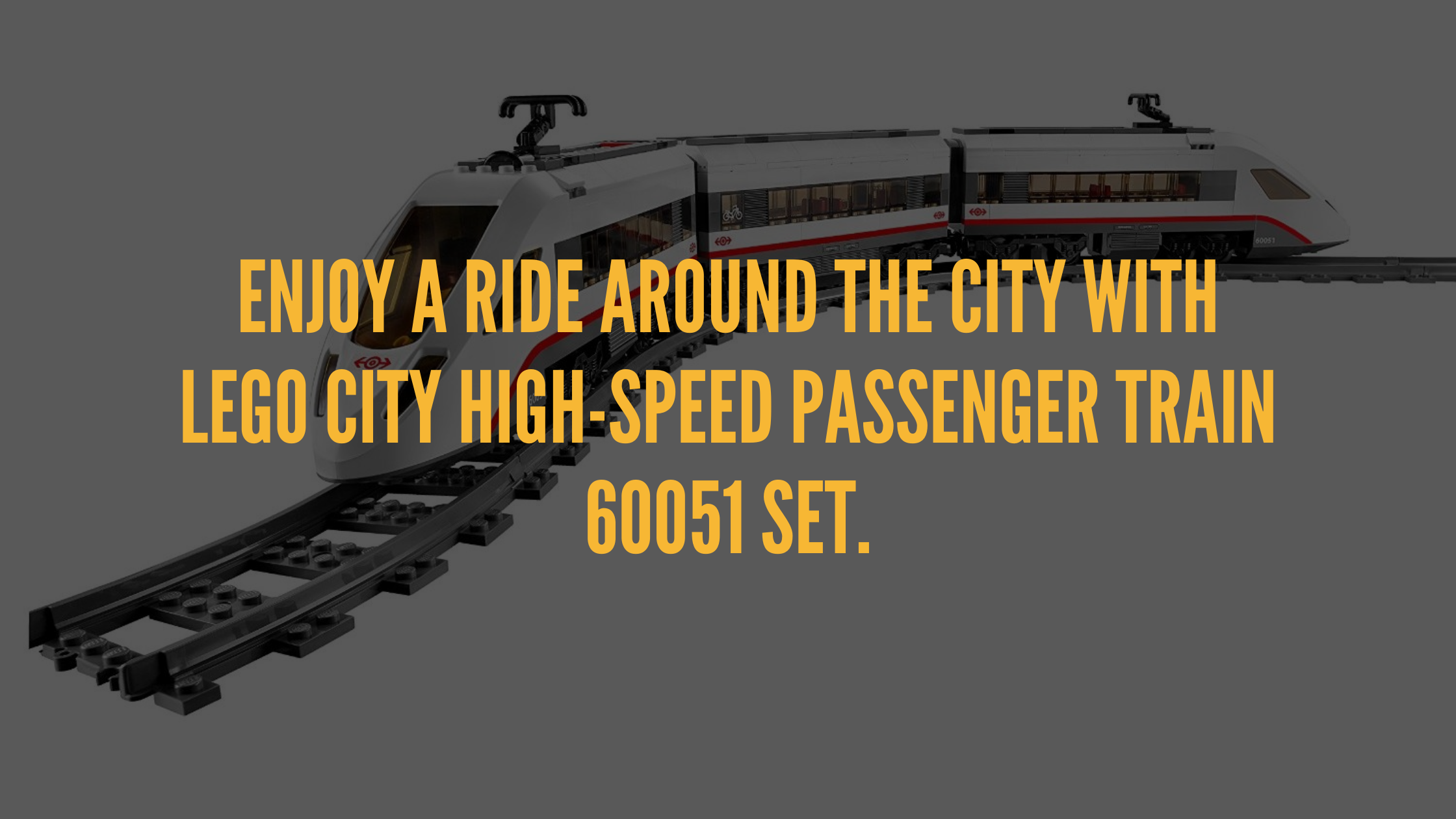LEGO® City High-Speed Passenger Train 60051 Set Review