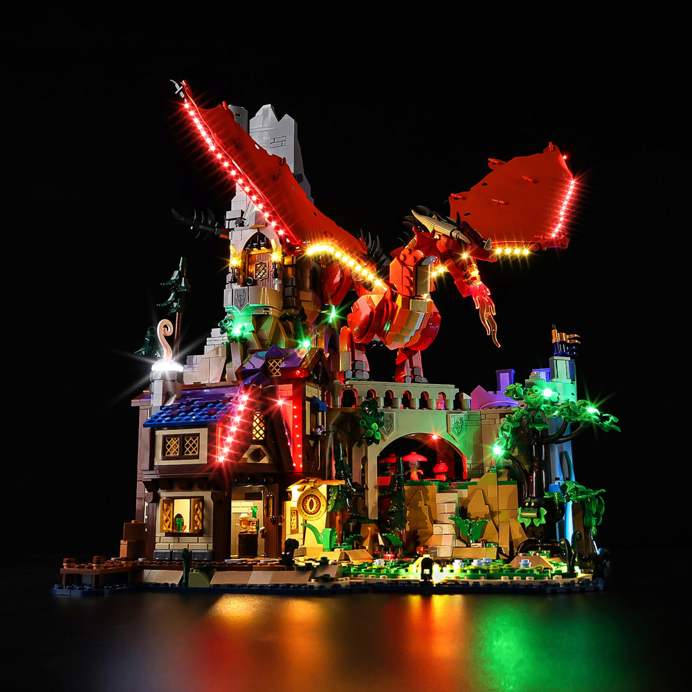 未開封 Dragon of Illumination ディスプレイセット LEGO® Dungeons & Dragons: Red Dragon's Tale 21348 Light Kit