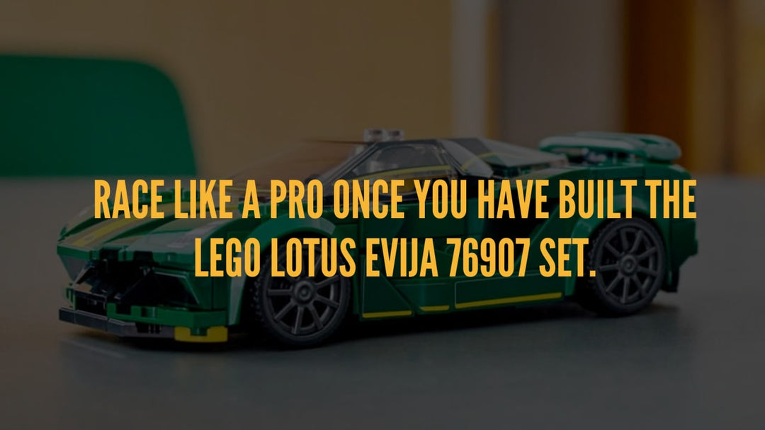 Race like a pro once you have built the LEGO Lotus Evija 76907 Set.