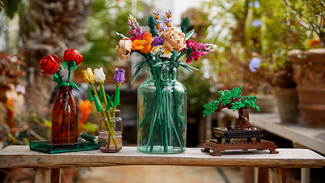 cute vases for lego flowers