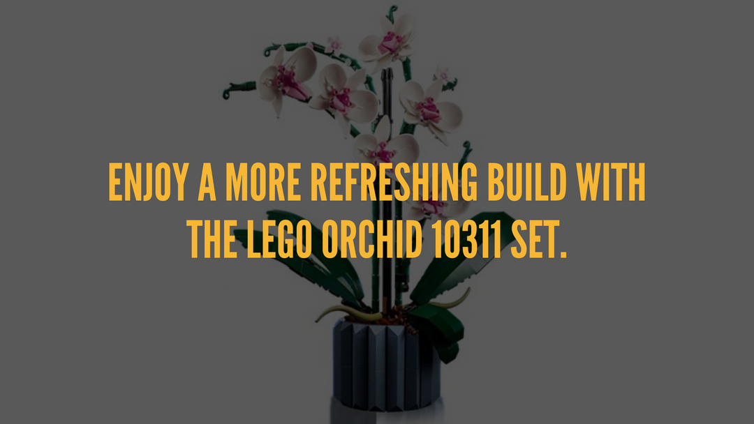 Enjoy a more refreshing build with the LEGO Orchid 10311 Set.