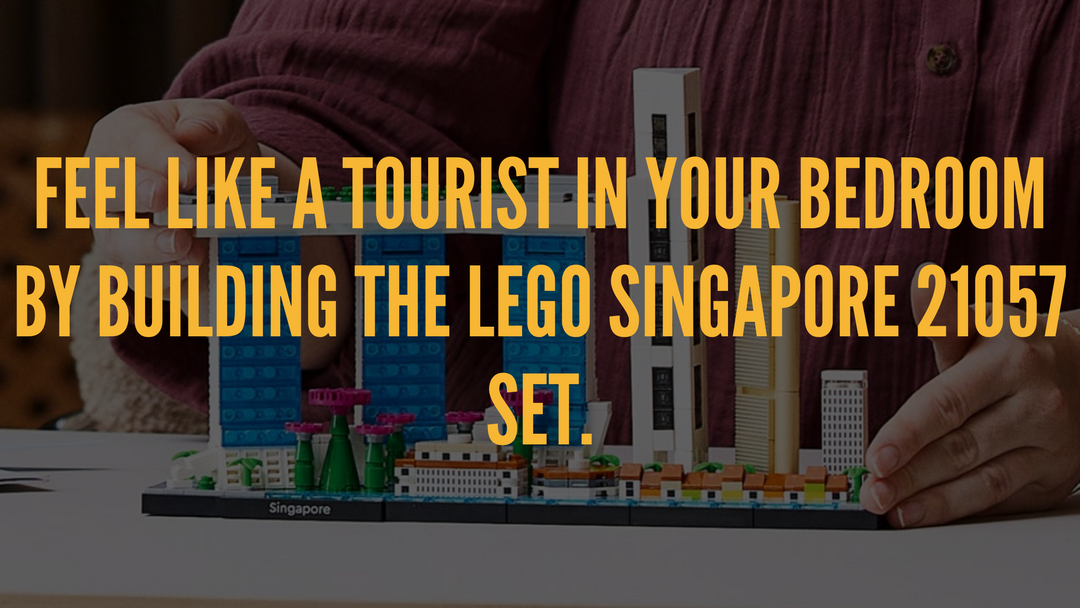 Feel like a tourist in your bedroom by building the LEGO Singapore 21057 Set.