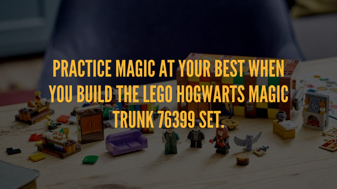 Practice magic at your best when you build the LEGO Hogwarts Magic Trunk 76399 Set.