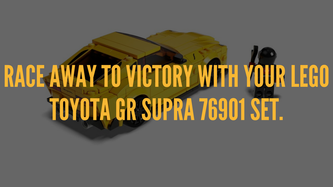 Race away to victory with your LEGO® Toyota GR Supra 76901 Set.