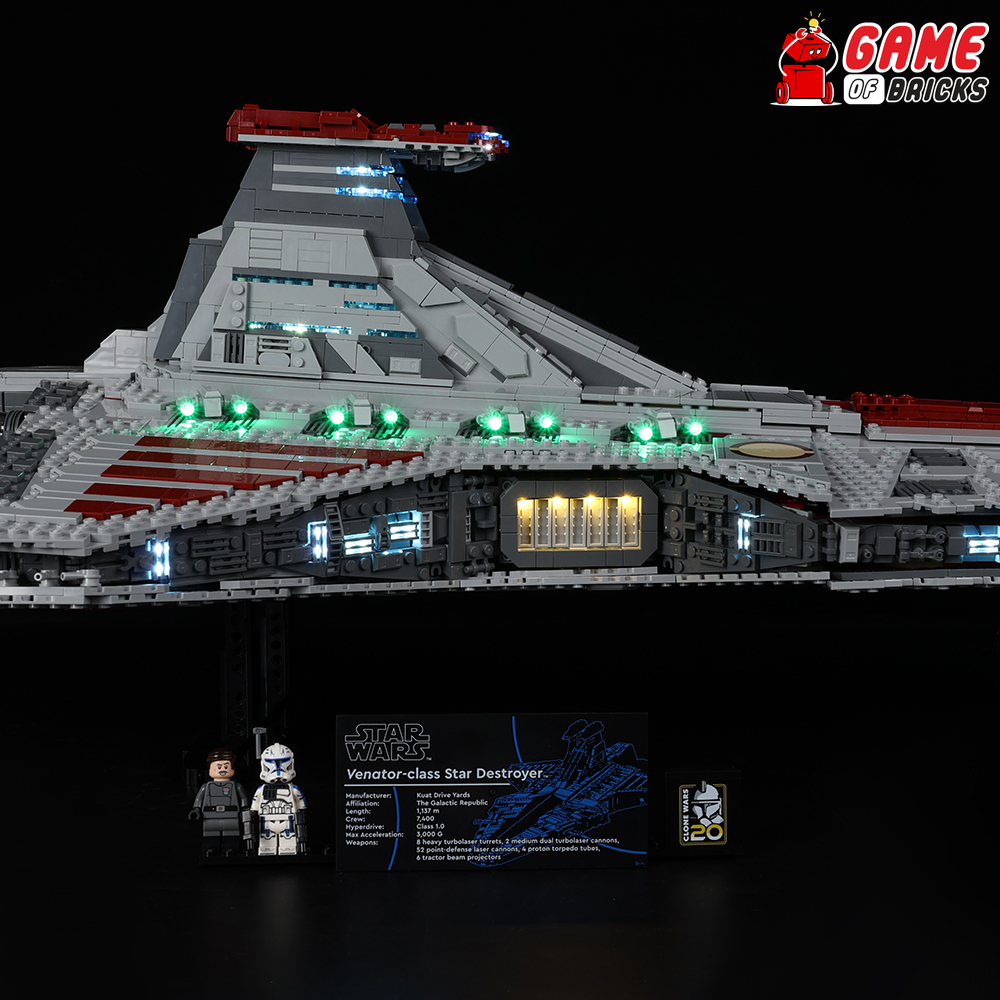 LEGO Venator-Class Republic Attack Cruiser 75367 Light Kit