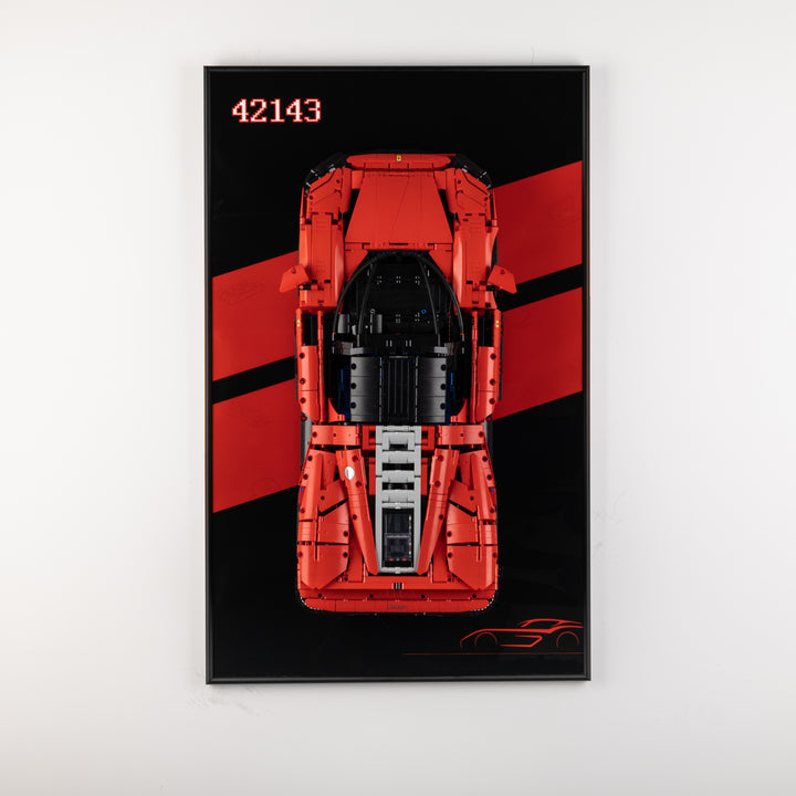 Display Wall-Mount for LEGO Ferrari Daytona SP3 42143