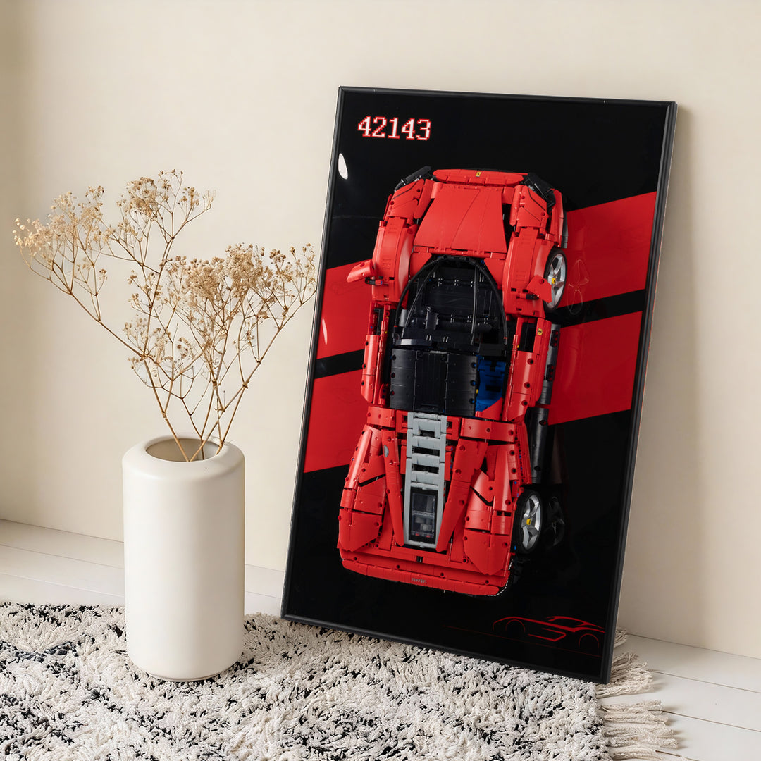 Display Wall-Mount for LEGO Ferrari Daytona SP3 42143