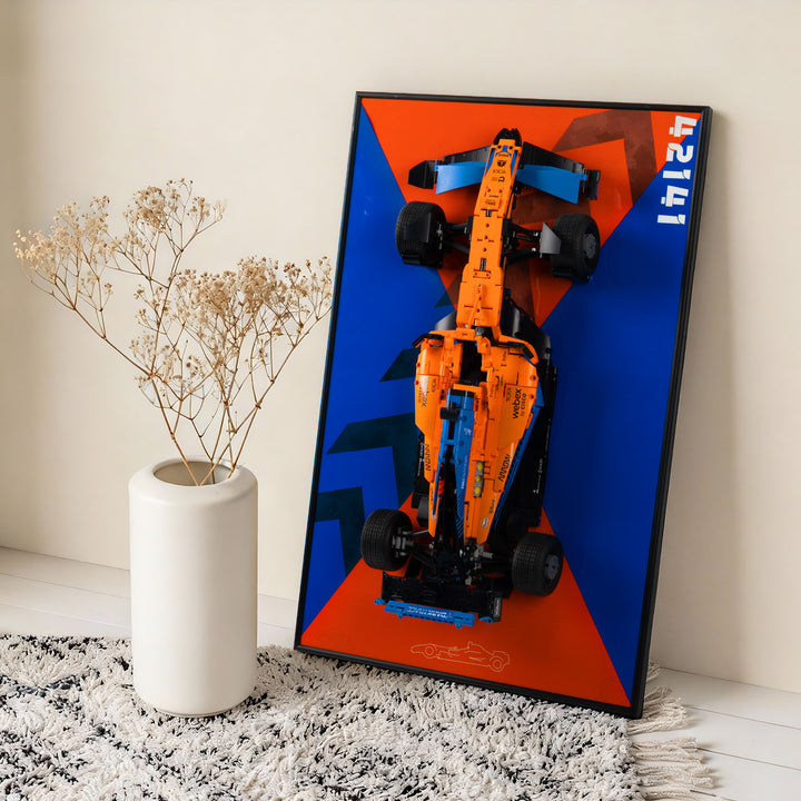 Display Wall-Mount for LEGO McLaren Formula 1 Race Car 42141