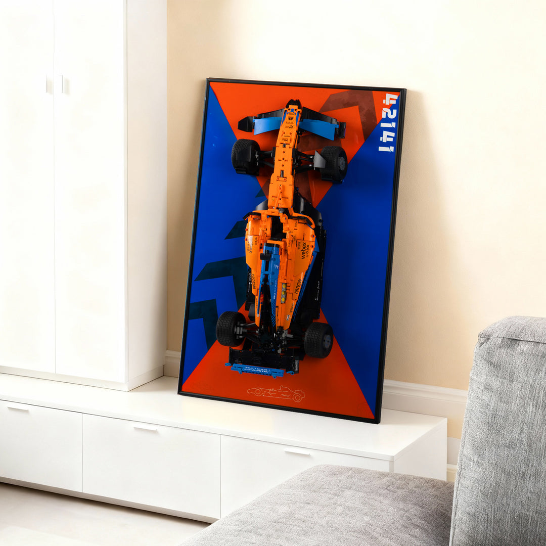 Display Wall-Mount for LEGO McLaren Formula 1 Race Car 42141