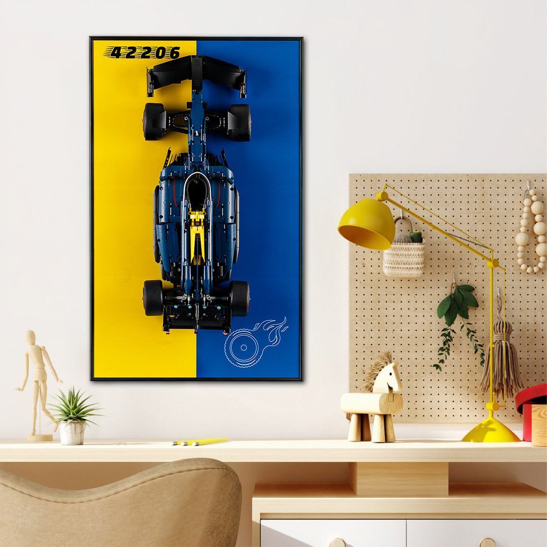 Display Wall-Mount for LEGO Oracle Red Bull Racing RB20 F1 Car 42206