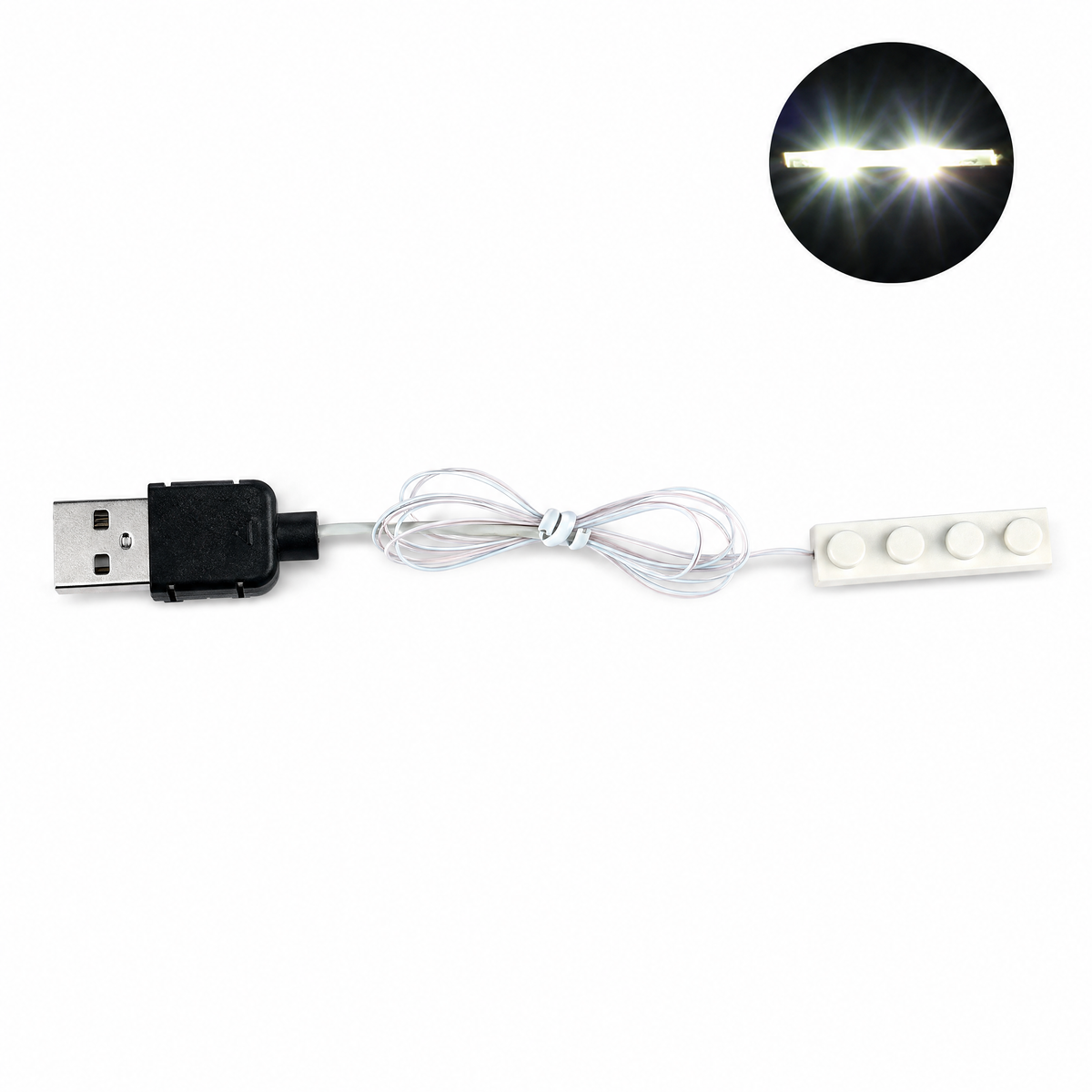 String LED Light Kit for LEGO® — white