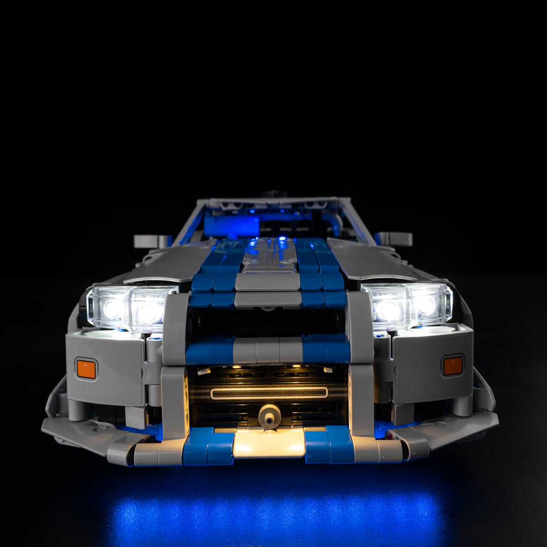 LEGO 2 Fast 2 Furious Nissan Skyline GT-R (R34) Car 42210 Light Kit