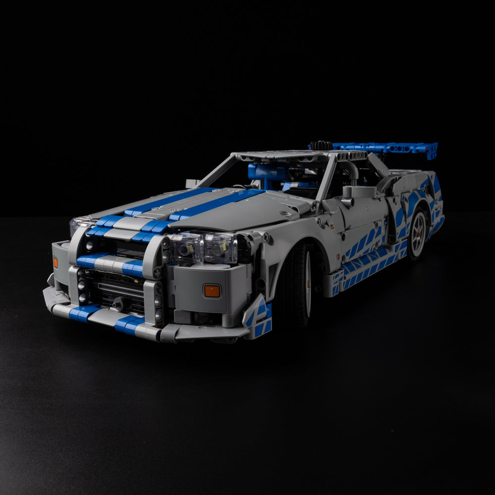 LEGO 2 Fast 2 Furious Nissan Skyline GT-R (R34) Car 42210 Light Kit