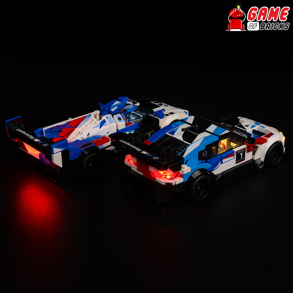 LEGO BMW M4 GT3 & BMW M Hybrid V8 Race Cars 76922 Light Kit