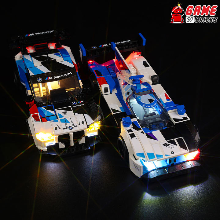 LEGO BMW M4 GT3 & BMW M Hybrid V8 Race Cars 76922 Light Kit