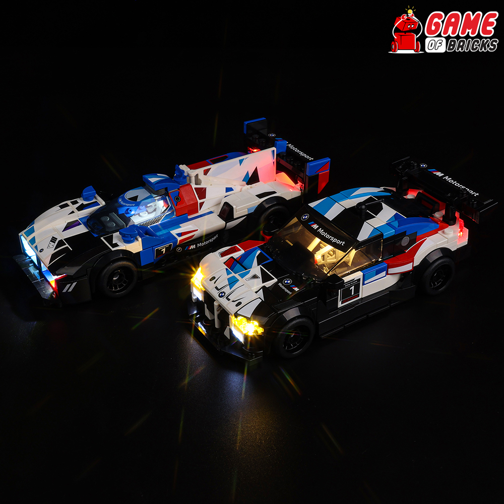 LEGO BMW M4 GT3 & BMW M Hybrid V8 Race Cars 76922 Light Kit