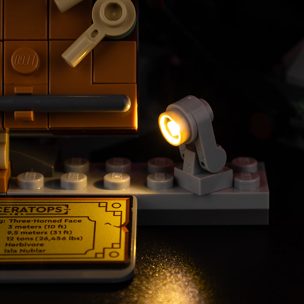 LEGO Dinosaur Fossils: Triceratops Skull 76969 Light Kit