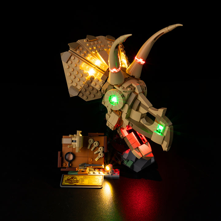 LEGO Dinosaur Fossils: Triceratops Skull 76969 Light Kit