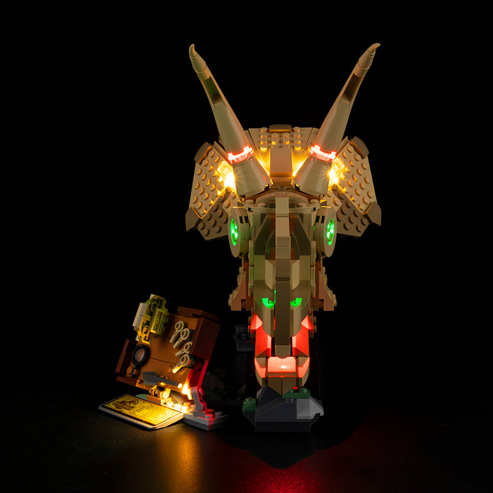 LEGO Dinosaur Fossils: Triceratops Skull 76969 Light Kit
