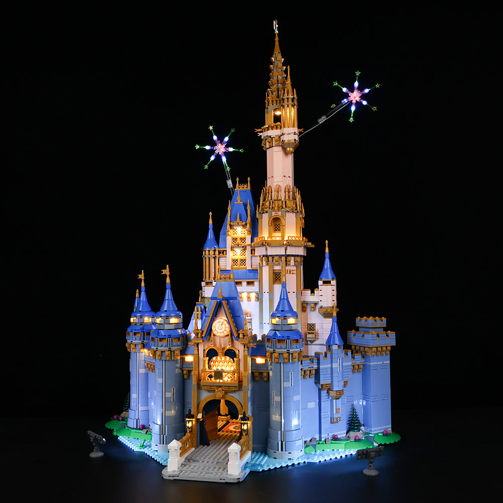 lego lights for disney castle 43222