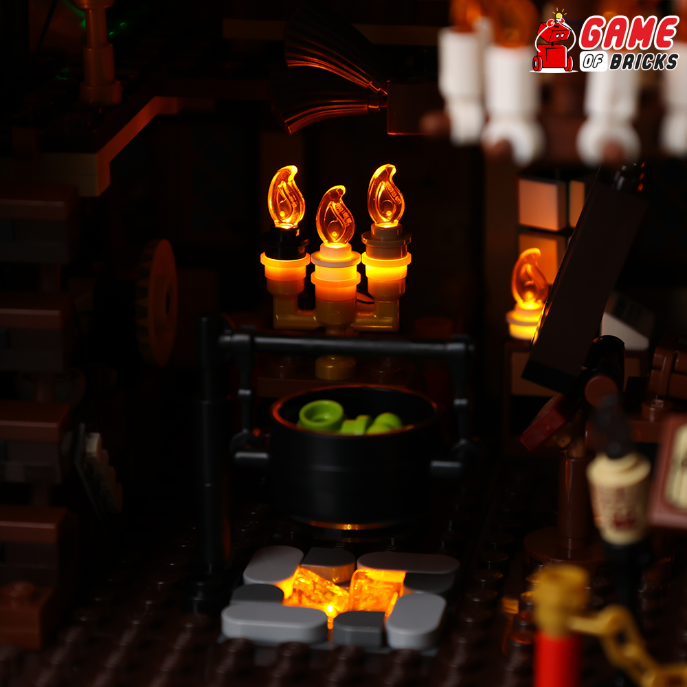 LEGO Disney Hocus Pocus: The Sanderson Sisters' Cottage 21341 Light Kit