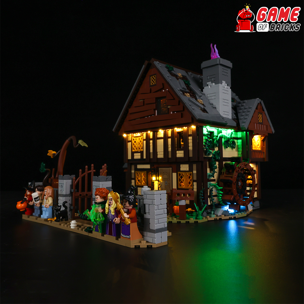 LEGO Disney Hocus Pocus: The Sanderson Sisters' Cottage 21341 Light Kit
