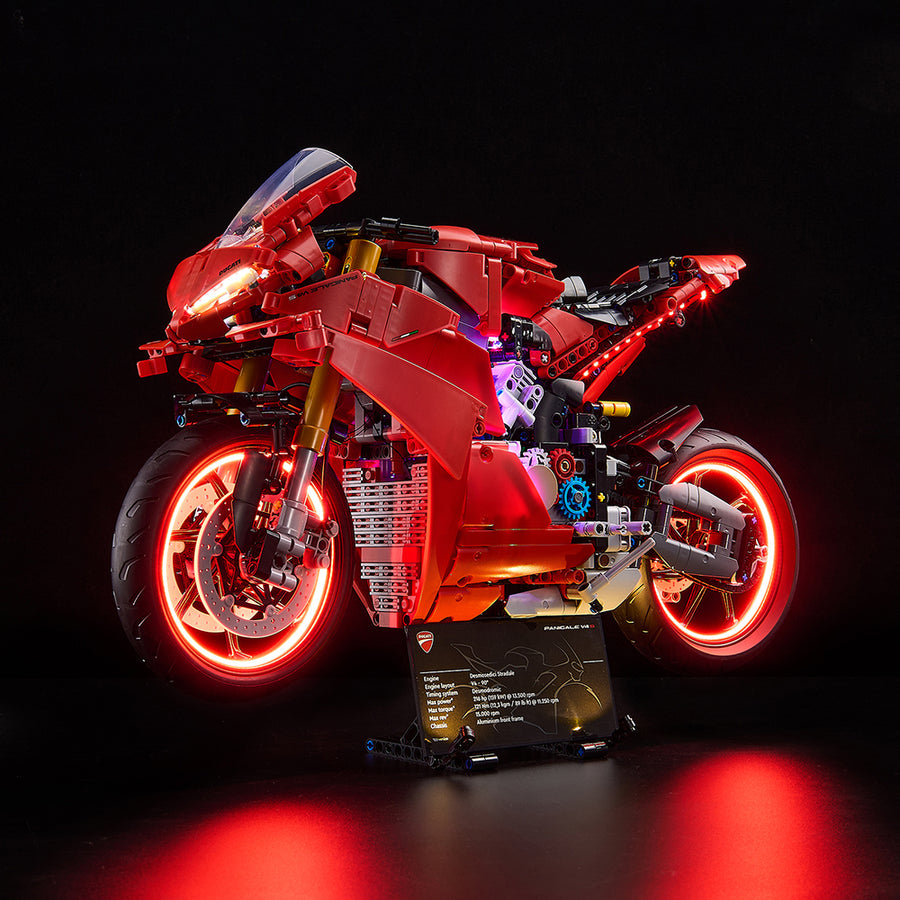 LEGO Ducati Panigale V4 S Motorcycle 42202 Light Kit