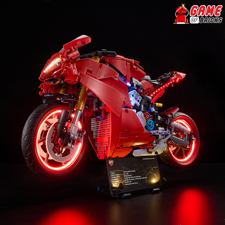 LEGO Ducati Panigale V4 S Motorcycle 42202 Light Kit