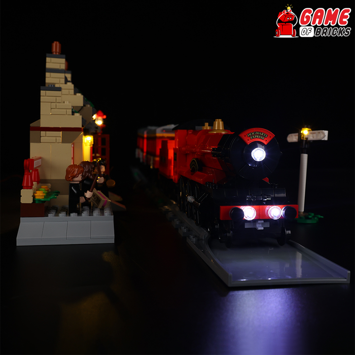 LEGO Hogwarts Express Train Set with Hogsmeade Station 76423 Light Kit