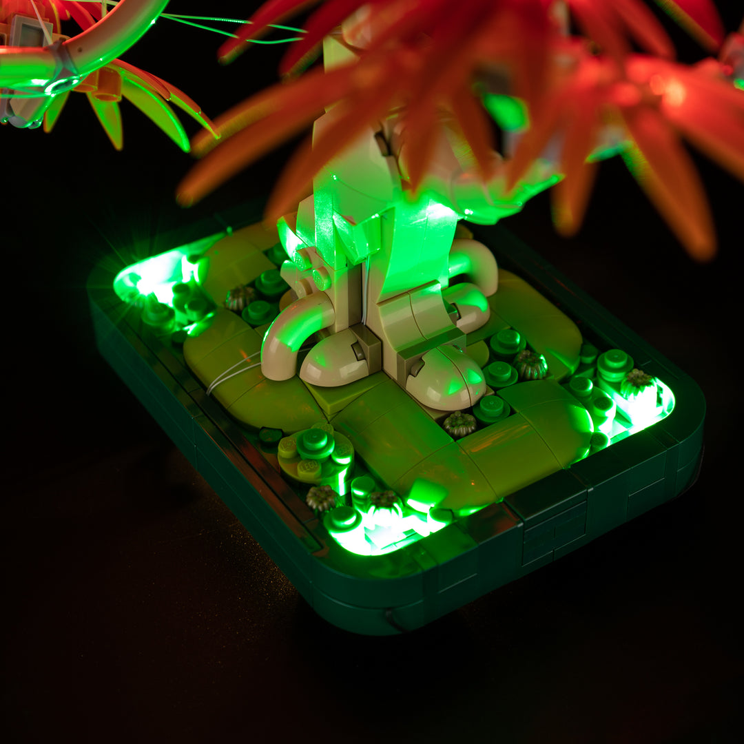 bonsai tree lego lights LEGO® Japanese Red Maple Bonsai Tree 10348 Light Kit