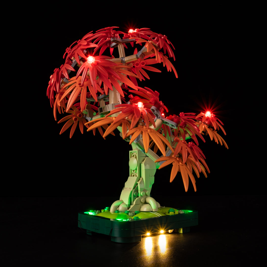 bonsai tree light up LEGO® Japanese Red Maple Bonsai Tree 10348 Light Kit