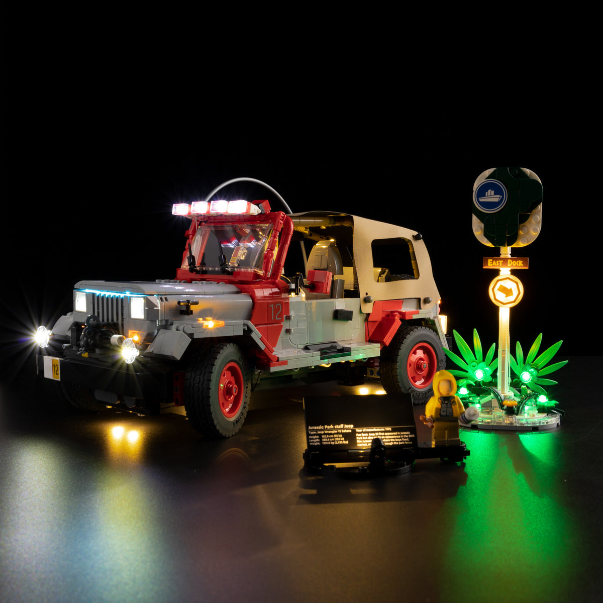LEGO® Jurassic Park Jeep Wrangler 77984 Light Kit