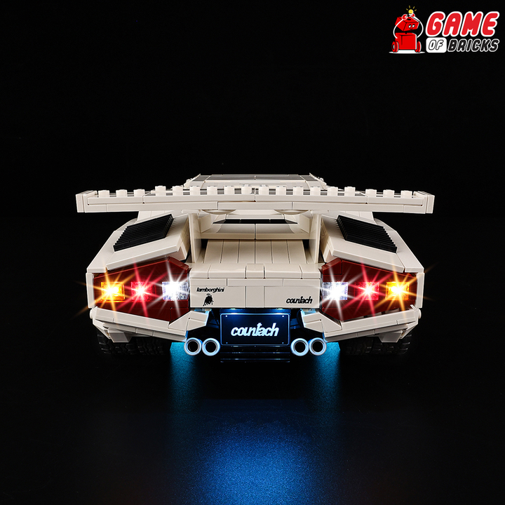 LEGO Lamborghini Countach 5000 Quattrovalvole 10337 Light Kit