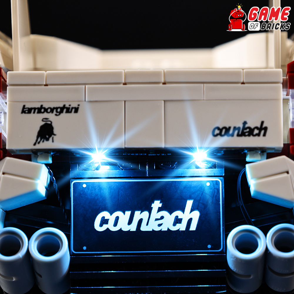 LEGO Lamborghini Countach 5000 Quattrovalvole 10337 Light Kit