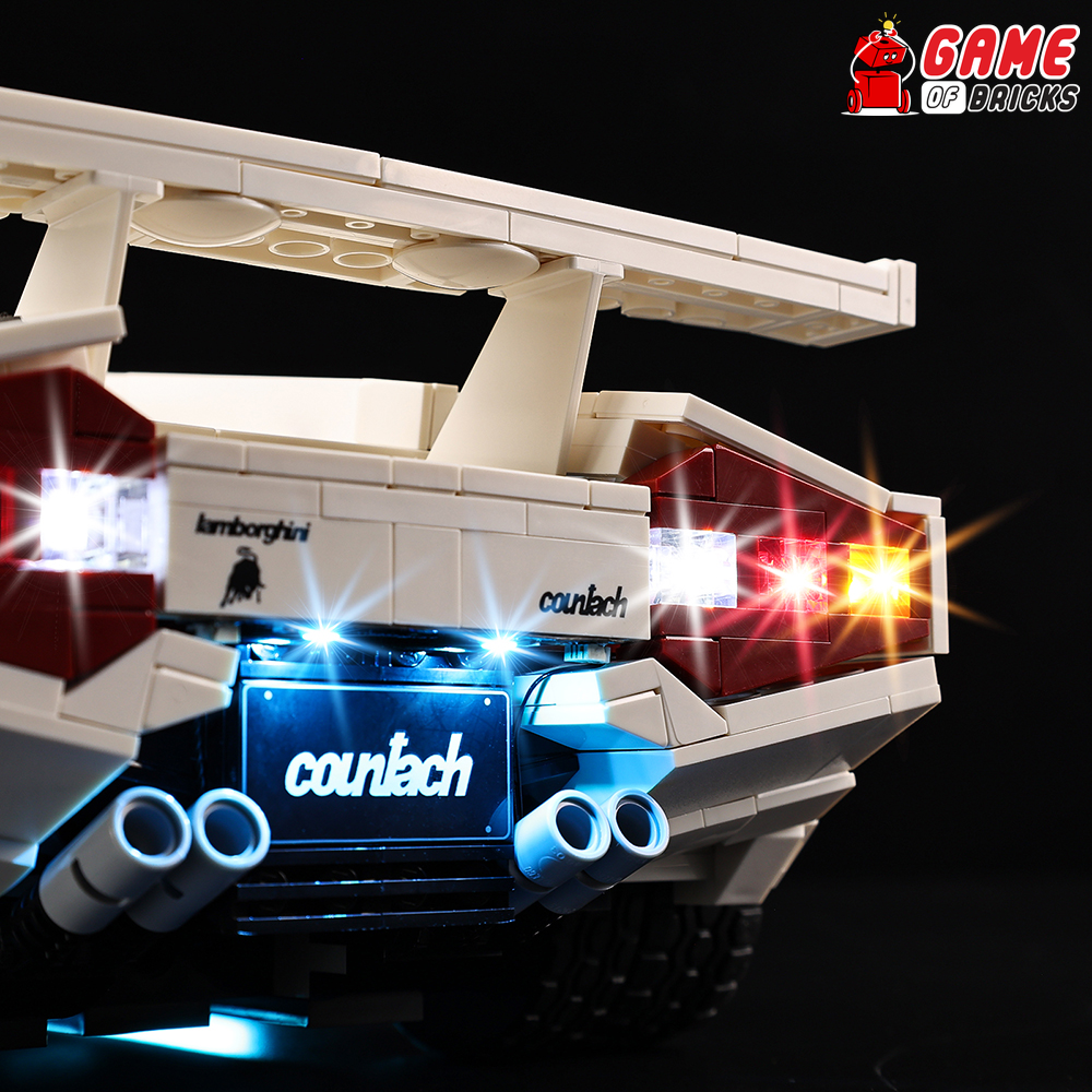 LEGO Lamborghini Countach 5000 Quattrovalvole 10337 Light Kit