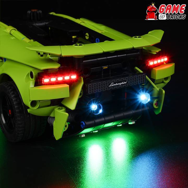 LEGO Lamborghini Huracán Tecnica 42161 Light Kit