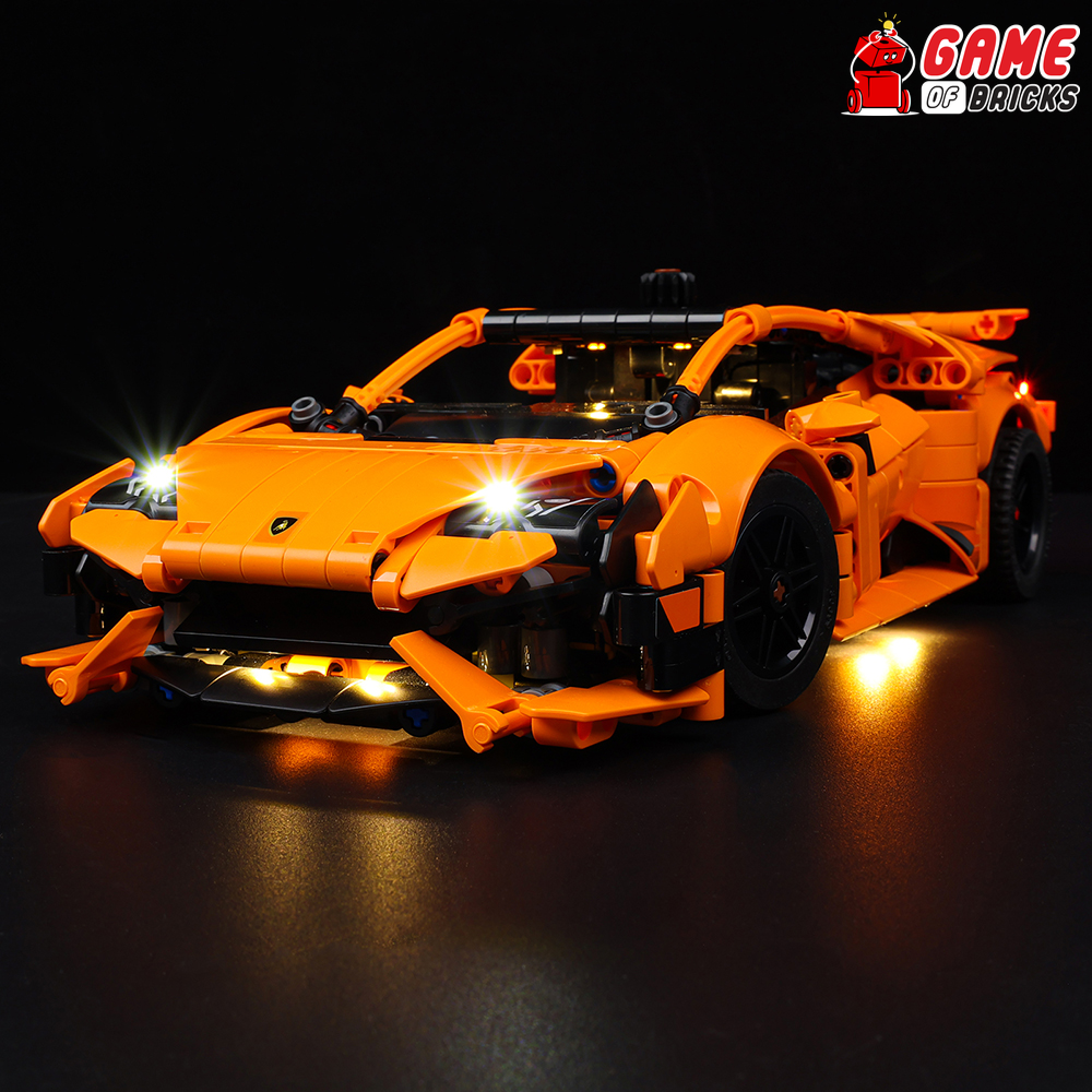 LEGO Lamborghini Huracán Tecnica Orange 42196 Light Kit