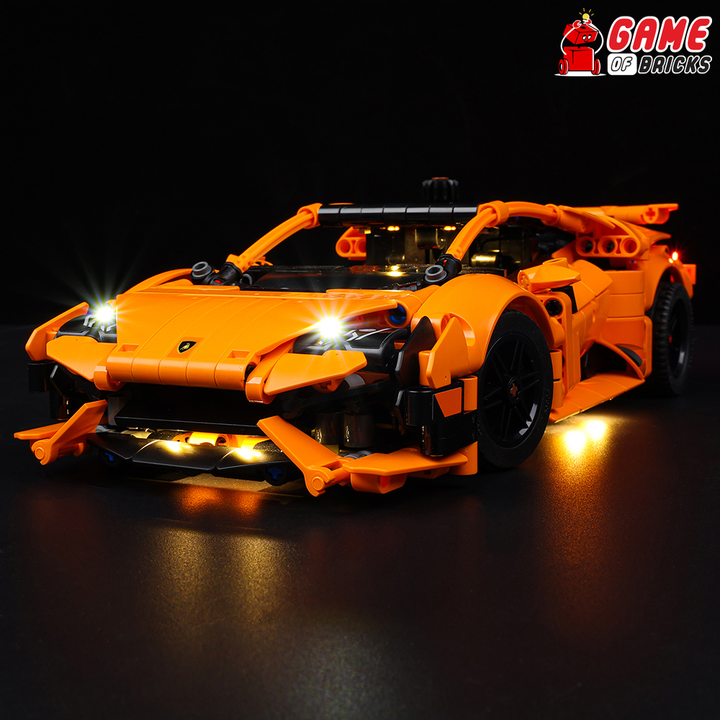 LEGO Lamborghini Huracán Tecnica Orange 42196 Light Kit