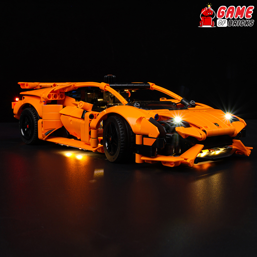 LEGO Lamborghini Huracán Tecnica Orange 42196 Light Kit