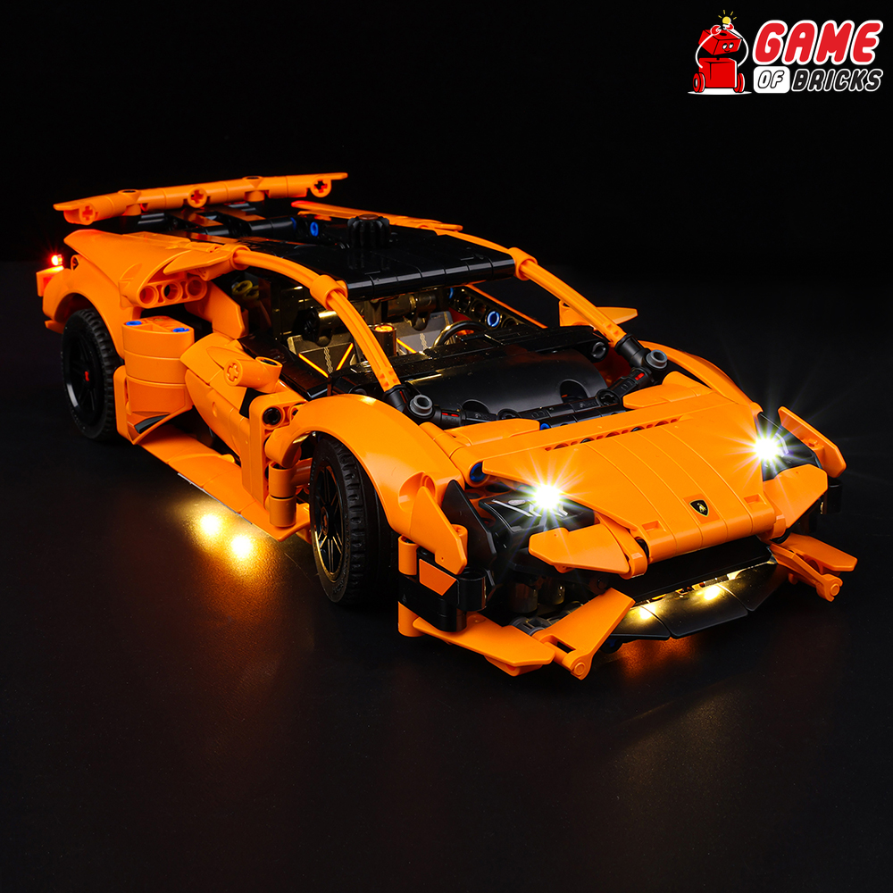 LEGO Lamborghini Huracán Tecnica Orange 42196 Light Kit