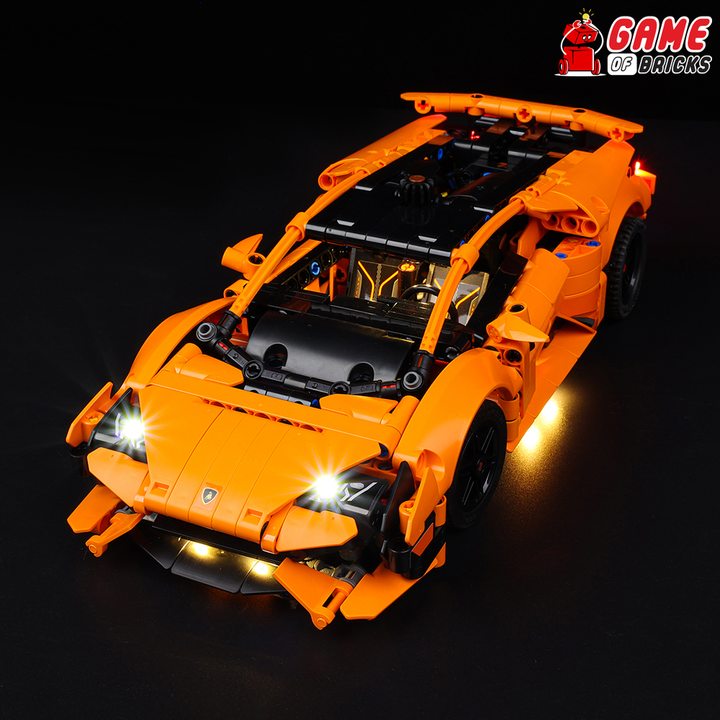 LEGO Lamborghini Huracán Tecnica Orange 42196 Light Kit