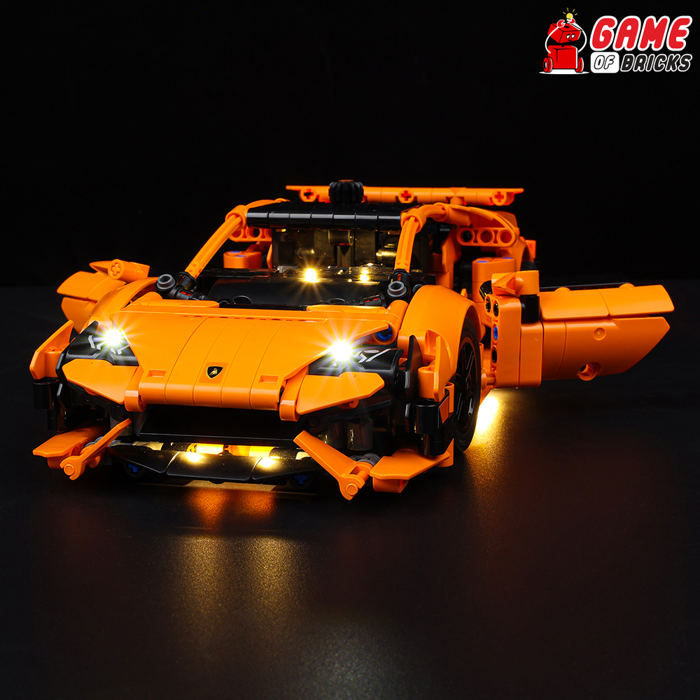 LEGO Lamborghini Huracán Tecnica Orange 42196 Light Kit