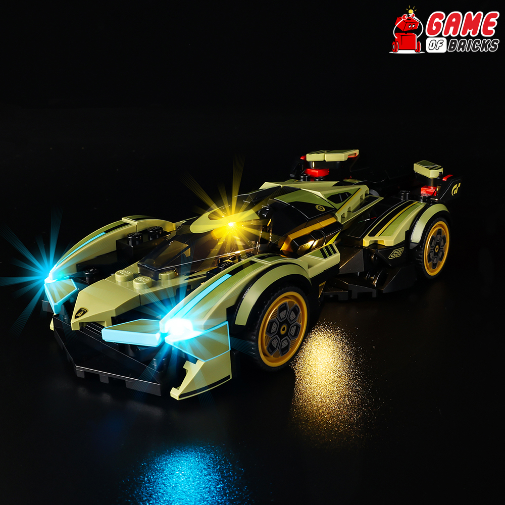 LEGO Lamborghini Lambo V12 Vision GT Super Car 76923 Light Kit