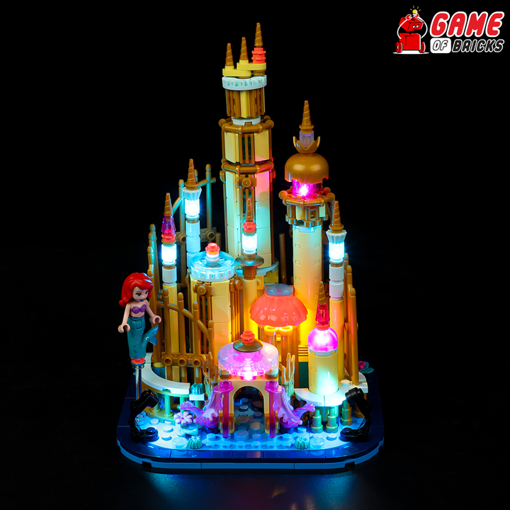 LEGO Mini Disney Ariel's Castle 40708 Light Kit