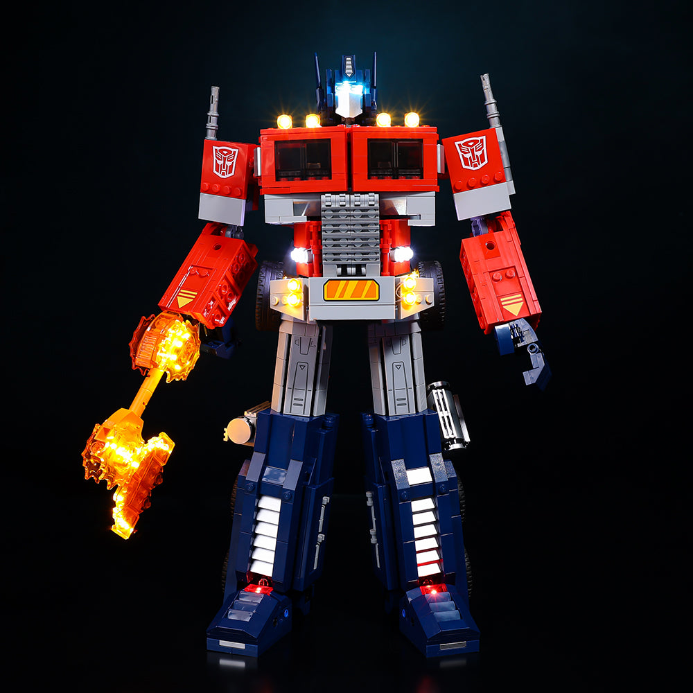 lego optimus prime light kit game of bricks