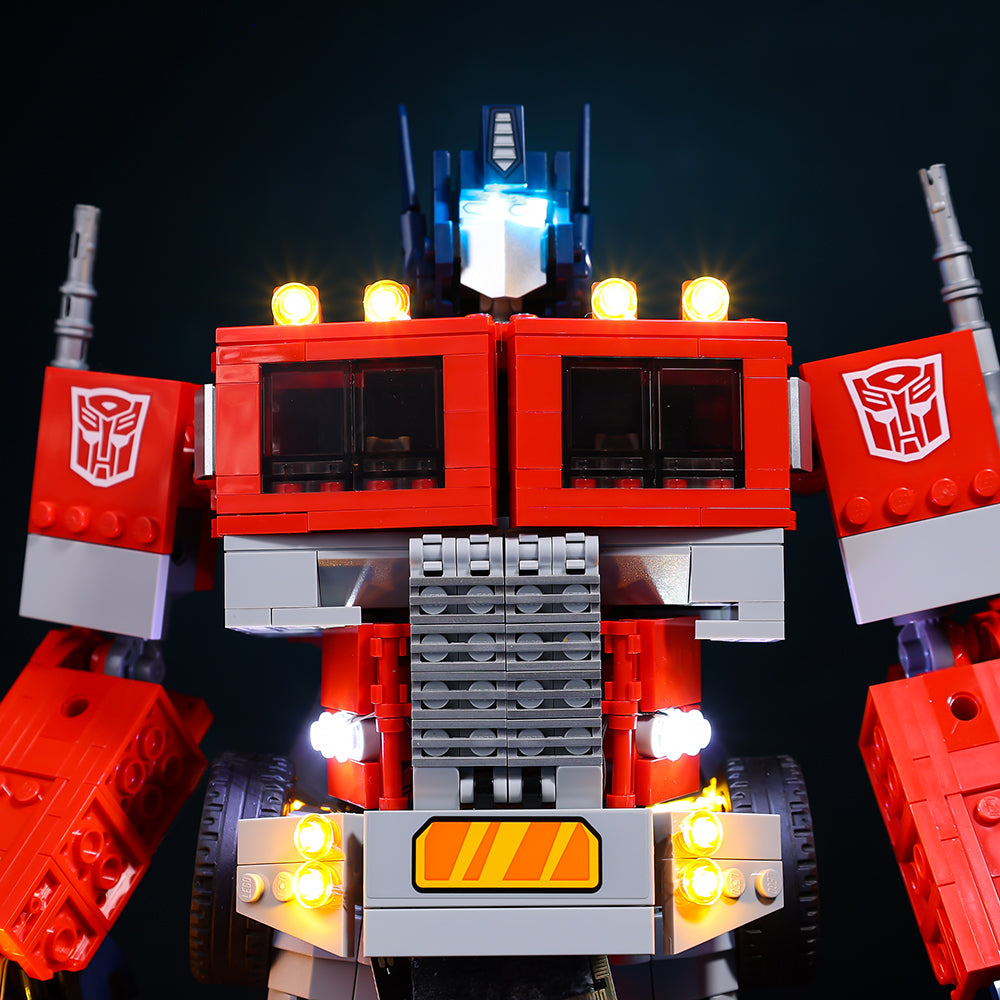 lego optimus prime light kit