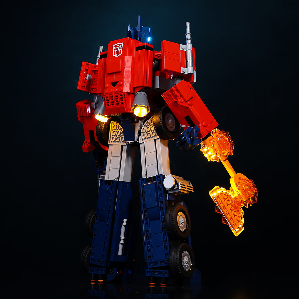 lego optimus prime light kit