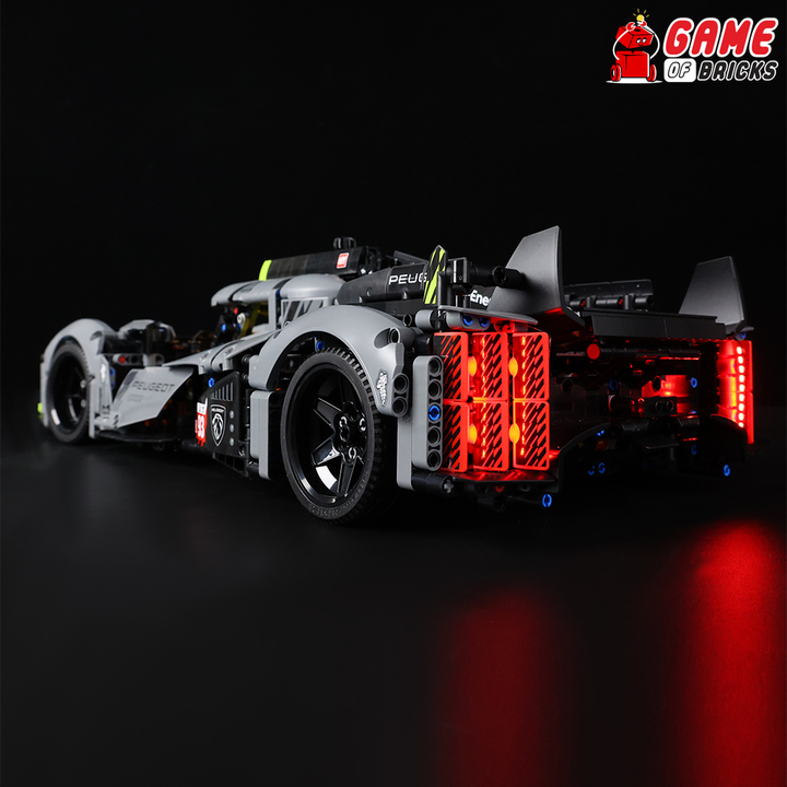 LEGO PEUGEOT 9X8 24H Le Mans Hybrid Hypercar 42156 Light Kit