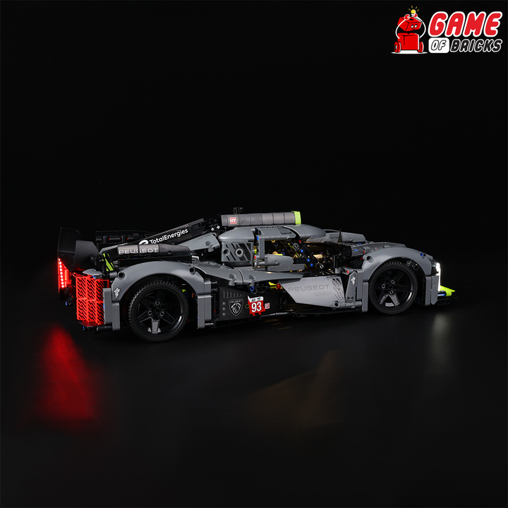 LEGO PEUGEOT 9X8 24H Le Mans Hybrid Hypercar 42156 Light Kit