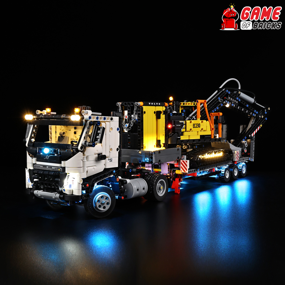 LEGO Volvo FMX Truck & EC230 Electric Excavator 42175 Light Kit